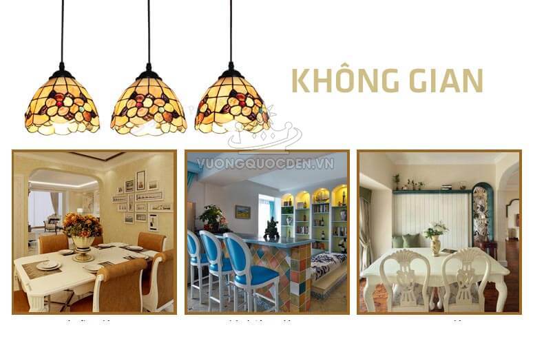 Đèn thả phòng khách phong cách địa trung hải nhập khẩu yb100-12